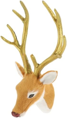 Gadpiparty Deer Head Wall Sculpture Decor
