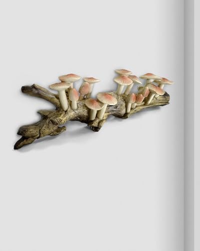 Tilibeika Resin Mushroom Wall Sculpture