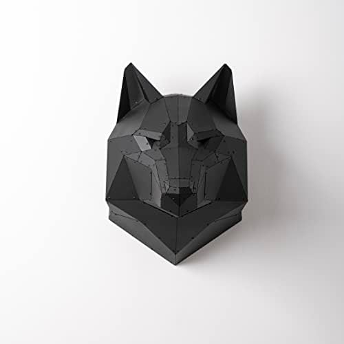 Wolf Sculpture - 3D Metal Wall Art for Home Decor