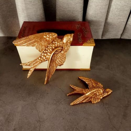 VOSAREA 3D Resin Swallow Wall Hanging Sculpture