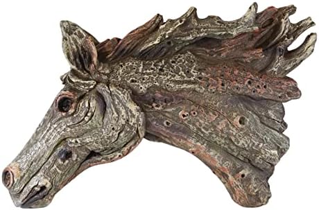 Ebros Gift Mustang Horse Head Wall Sculpture 185 Inches Wide