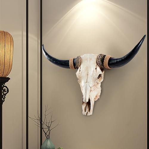 Handcrafted Longhorn Cow Skull Wall Decor