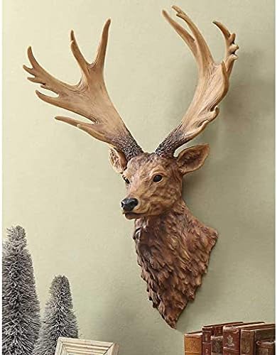 Bsetain Wall Deer Head Sculpture Resin Decor