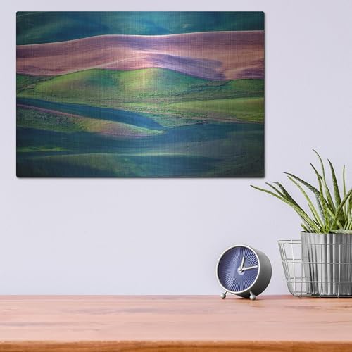 Palouse Undulation Metal Wall Art by Rick Berk 16x12
