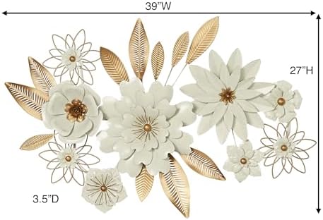 Touch of Class Blooming Assemblage Wall Sculpture