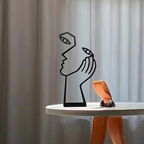 Abstract Art Thinker Statue for Home Office Decor