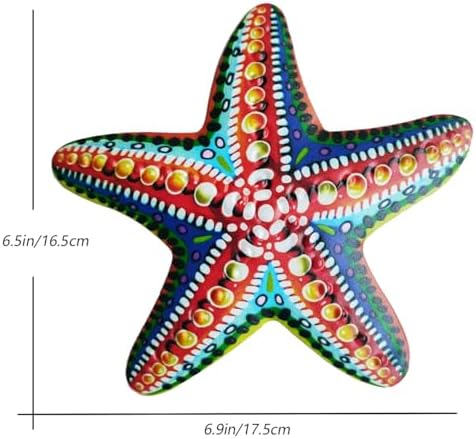 Metal Starfish Wall Decor Set of 4 - 69in Rust-Proof Coastal Art