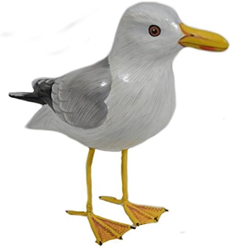 Hand Carved Wood Seagull Tropical Nautical Wall Decor