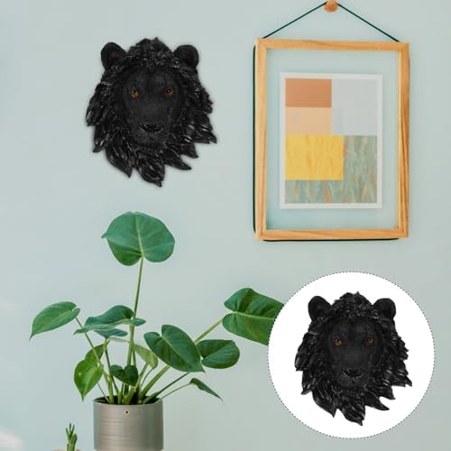 Luxshiny Lion Head Wall Decor Sculpture