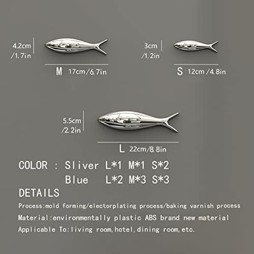 Wood Nymph Fish Wall Decor 12 Pack