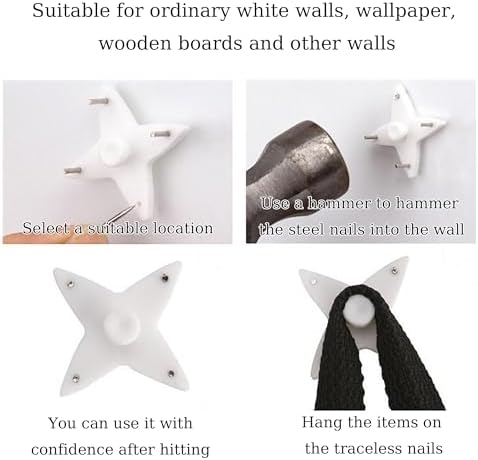 Wall Mounted Fake Deer Head Sculpture - White