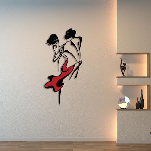 REvASIYE Metal Wall Art Modern Abstract Sculpture