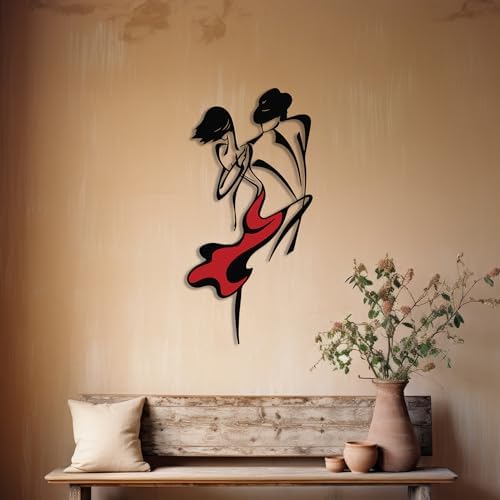 REvASIYE Metal Wall Art Modern Abstract Sculpture