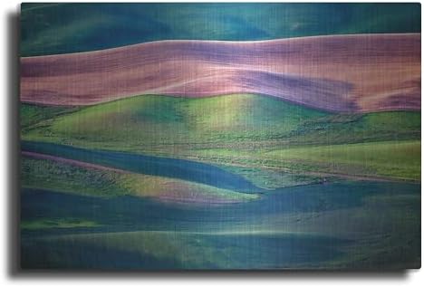 Palouse Undulation Metal Wall Art by Rick Berk 16x12