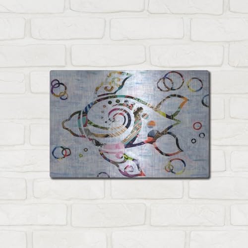 Sea Turtle Metal Wall Art 16 x 12 Inches