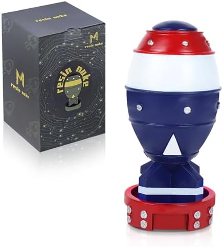 Mini Nuke Bomb Storage Box Statue Blue