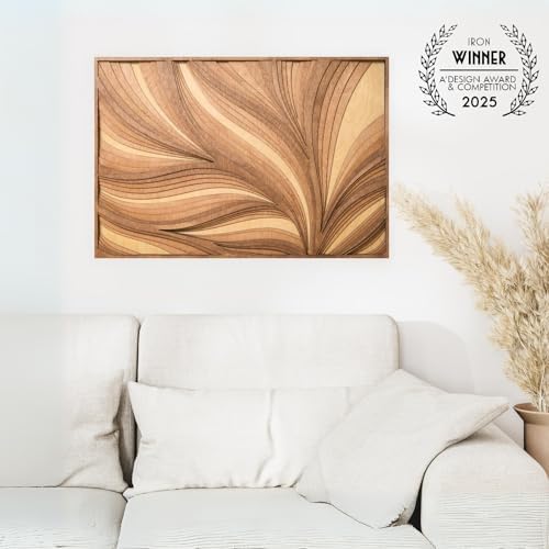 NEODECO Parametric Wood Verso Wall Sculpture - Small