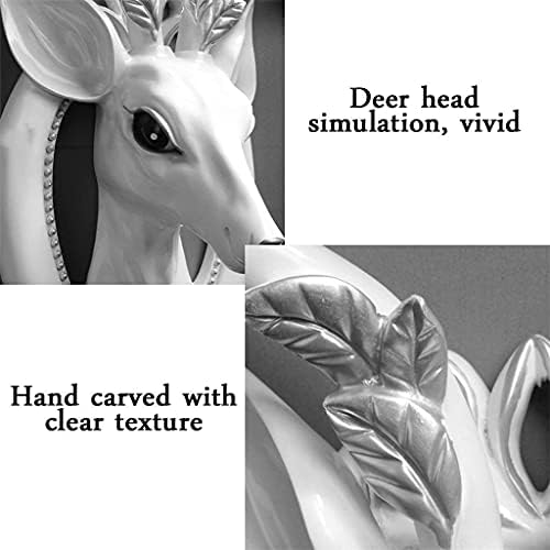FEHUN Deer Head Wall Sculpture Brown 66x61cm