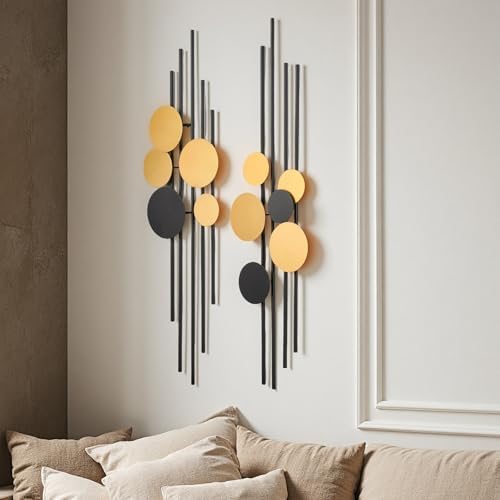 HYVAKUPPA 2-Piece Modern Metal Wall Sculptures