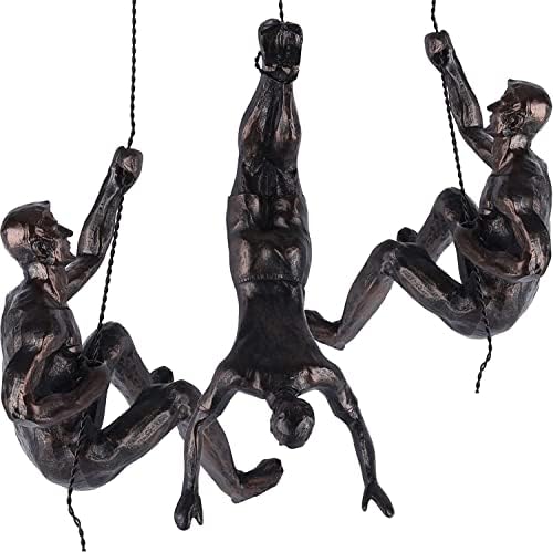 Climbing Man Wall Sculpture Modern Decor