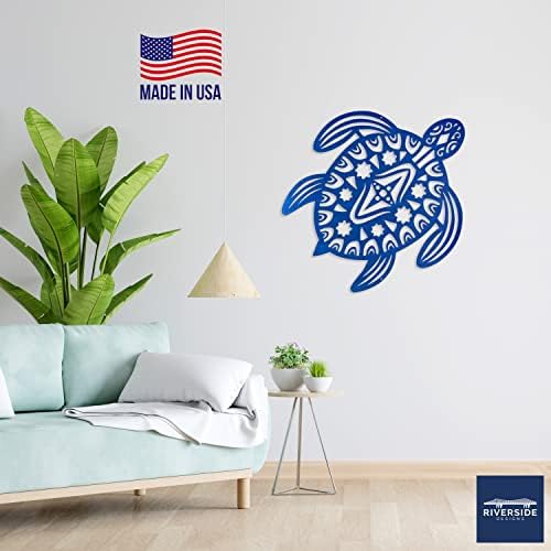 Riverside Designs Sea Turtle Wall Decor 18 Inches Blue
