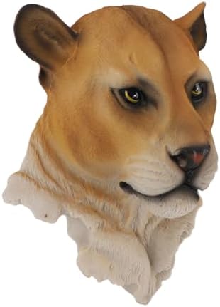 Flexman Resin Leopard Wall Sculpture 3D Animal Head Decor