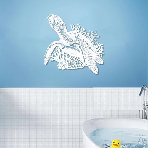 OSTCAL Metal Turtle Wall Art 19x19 Inch