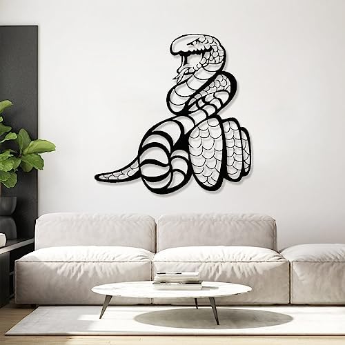 Fayholy Metal Snake Wall Art 29x29