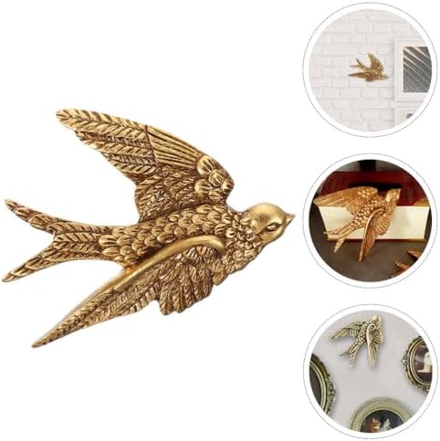 VOSAREA Resin Swallow Wall Hanging Sculpture