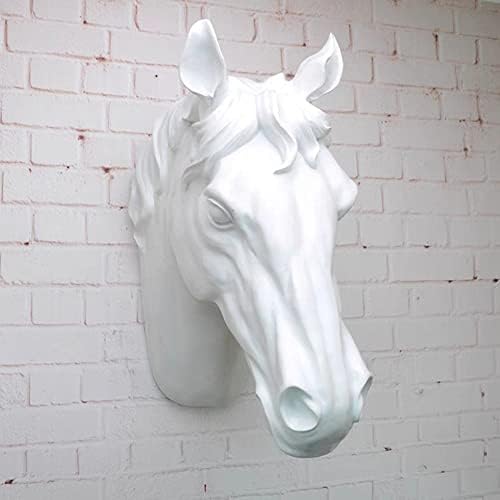 RTGGSEL White Horse Wall Mount Sculpture