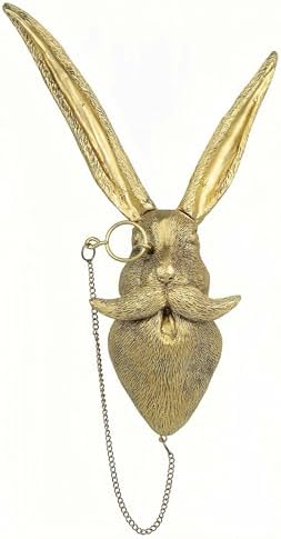DIY Handcrafted Rabbit Head Wall Sculpture