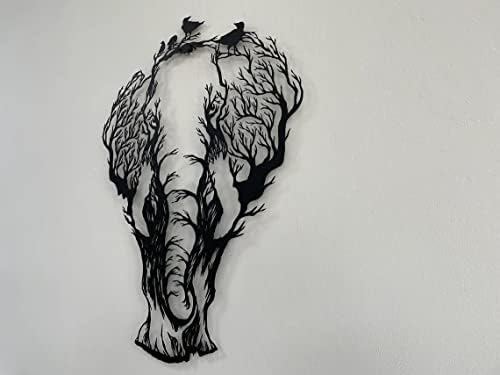 DEKADRON Wall Decor Elephant And Birds
