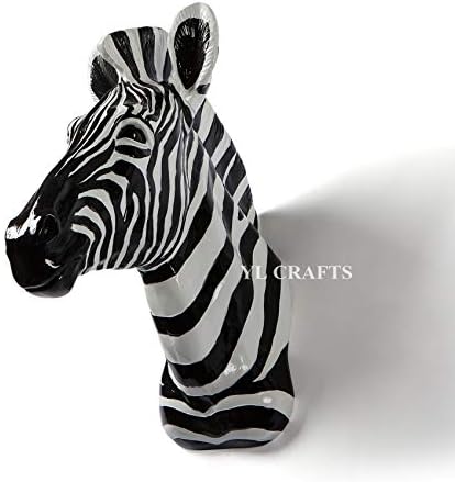 Yun And Lin Crafts Resin Zebra Head Wall Sculpture