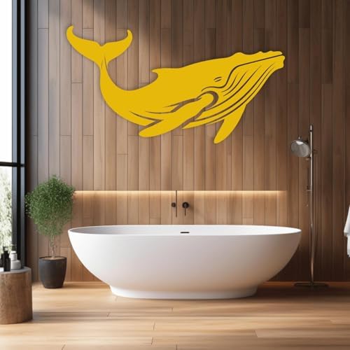 XXQ Humpback Whale Wall Art Modern Ocean-Themed Sculpture