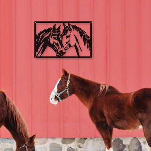 Xedatric Metal Horse Wall Art 1pc Decor