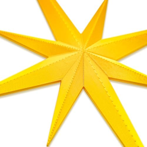 3D Gold Star Wall Decals 12PCS Mid Century Modern Decor