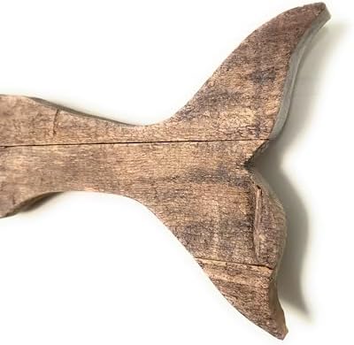 Handmade Wooden Whale Wall Decor