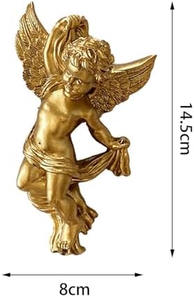 Generic Set of 2 Resin Angel Wall Sculptures
