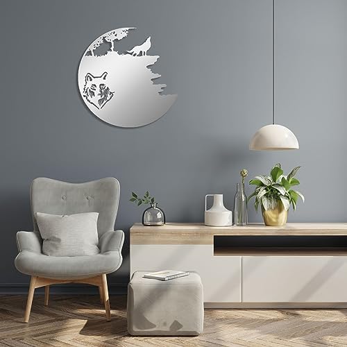 Fayholy Wild Wolf Metal Wall Decor