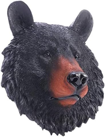 VOSAREA Resin Bear Head Wall Sculpture