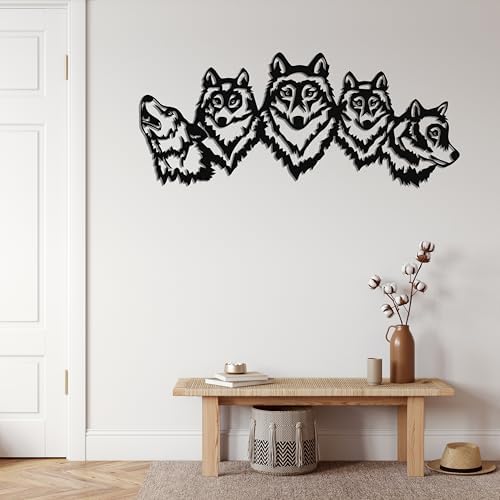 DEKADRON Wolf Pack 3D Wall Sculpture