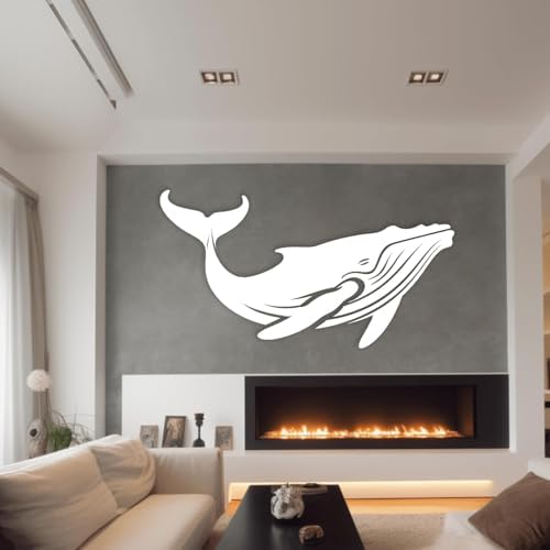 XXQ Humpback Whale Wall Art Modern Ocean-Themed Sculpture