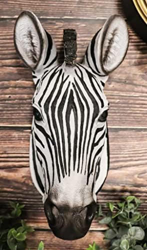 Ebros Madagascar Safari Zebra Wall Sculpture 95 Tall