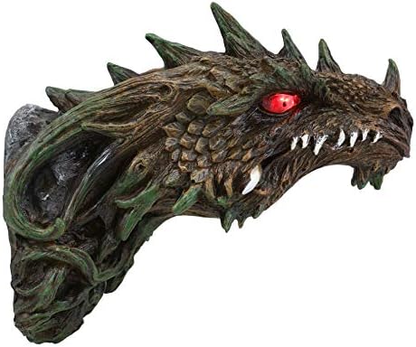 Fantasy Green Dryad Tree Wall Decor with LED Eyes