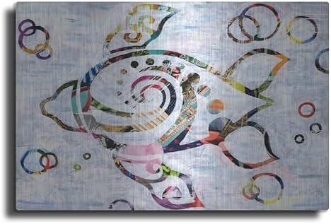 Sea Turtle Metal Wall Art 16 x 12 Inches