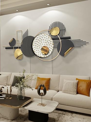 ERMOFAV Wall Art Decor 59x20 Inch Metal Sculpture