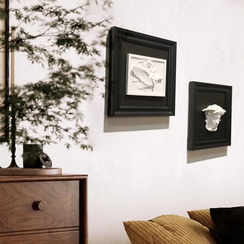 FOLKOR LIFE Black and White Wall Sculpture Art