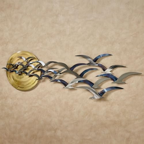 Copper Art Inc Seabirds at Sunset Wall Sculpture
