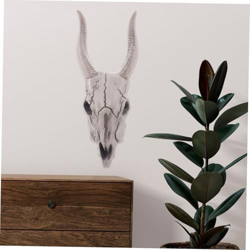 STOBAZA Skull Goat Head Wall Hanging Sculpture Gothic Halloween Decor