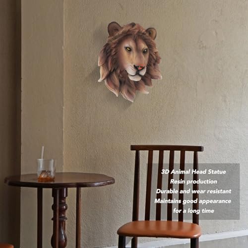 Flexman Resin Wildlife Head Wall Decor